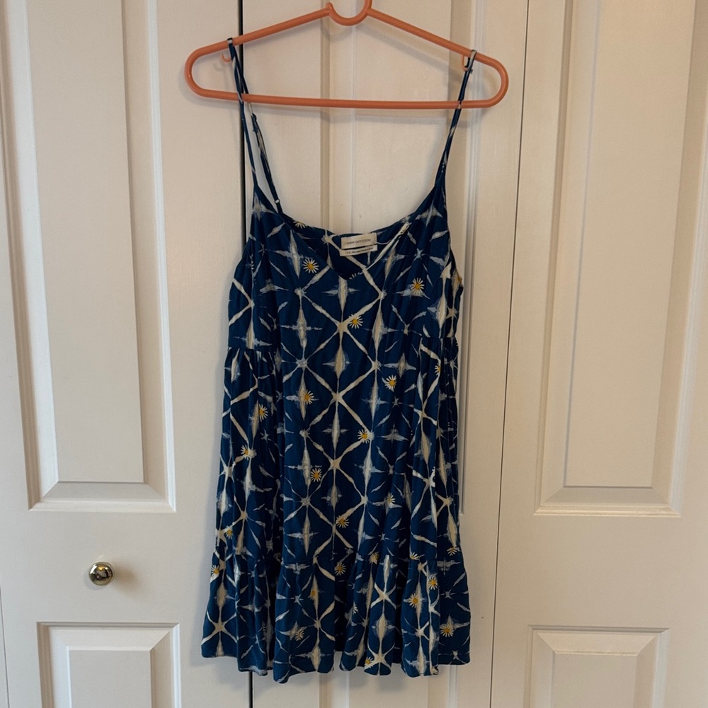 Urban Outfitters Blue and White Floral Dress